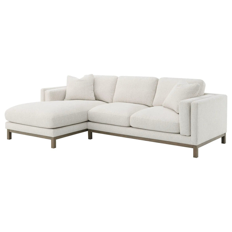 O'Brien - Sectional Sofa With Left Chaise - Sand by HouseOfZazla