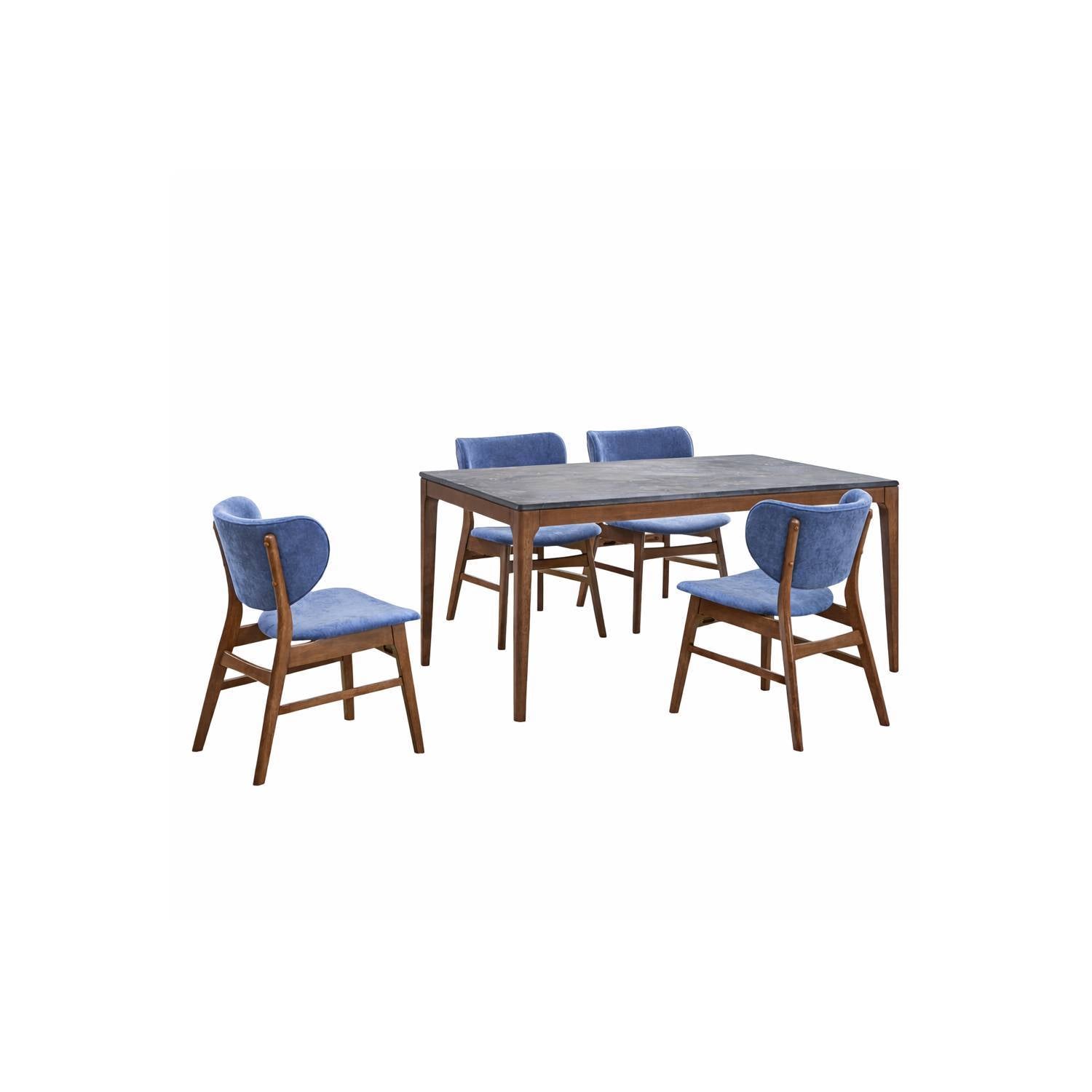 Bevis - 5 Piece Dining Set by HouseOfZazla