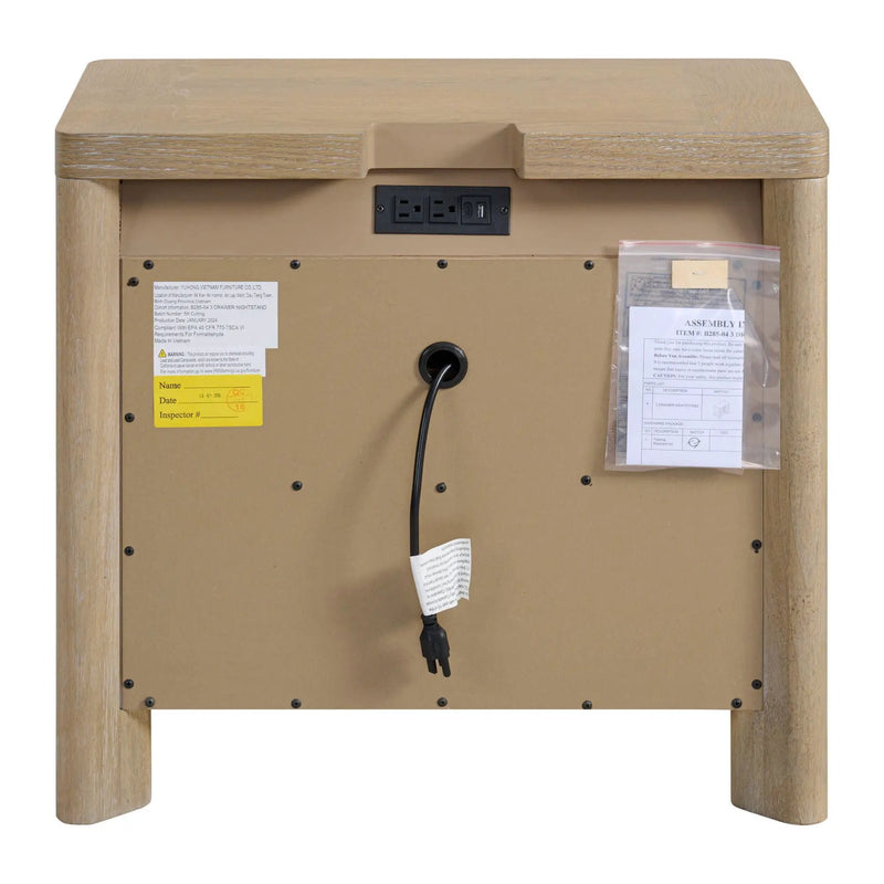 3 Drawer Nightstand - Tan by Unique Piece Furniture