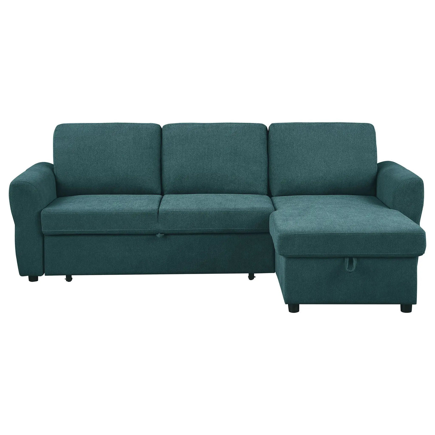 Kenna- Sleeper Sectional Sofa With Storage Ottoman by HouseOfZazla