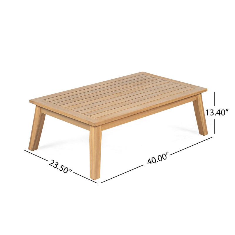 Acacia Outdoor Loveseat & Coffee Table Set, photo 9 of 10