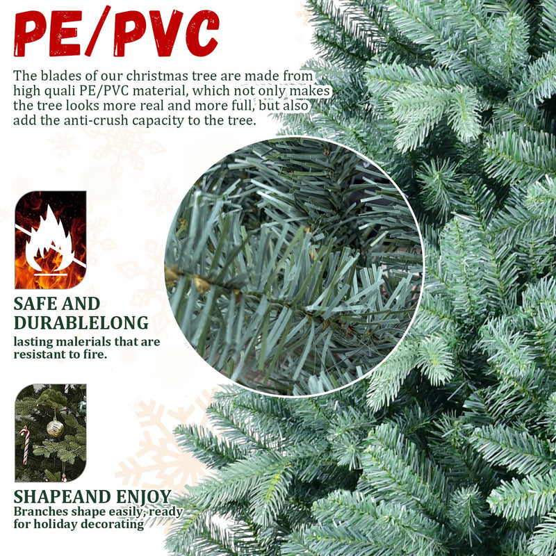 4FT Blue-Green Tint Christmas Tree, photo 5 of 10