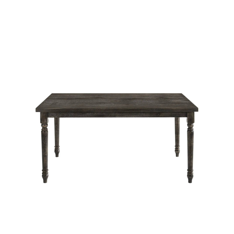 Claudia II - Weathered 7 Pieces Dining Room Set - Gray by Unique Piece Furniture