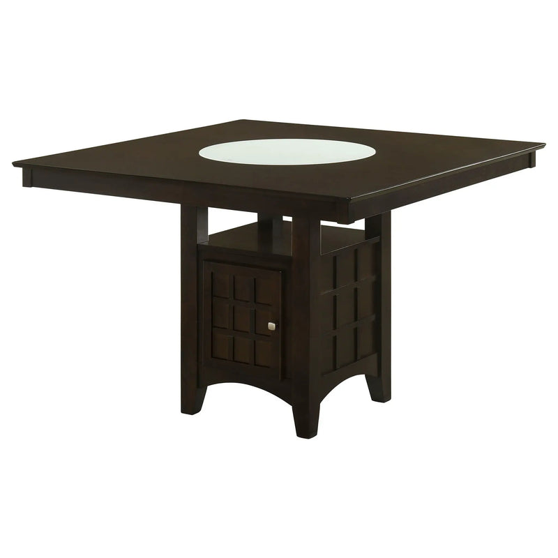 Gabriel 7-piece Square Counter Height Dining Set Cappuccino by Unique Piece Furniture