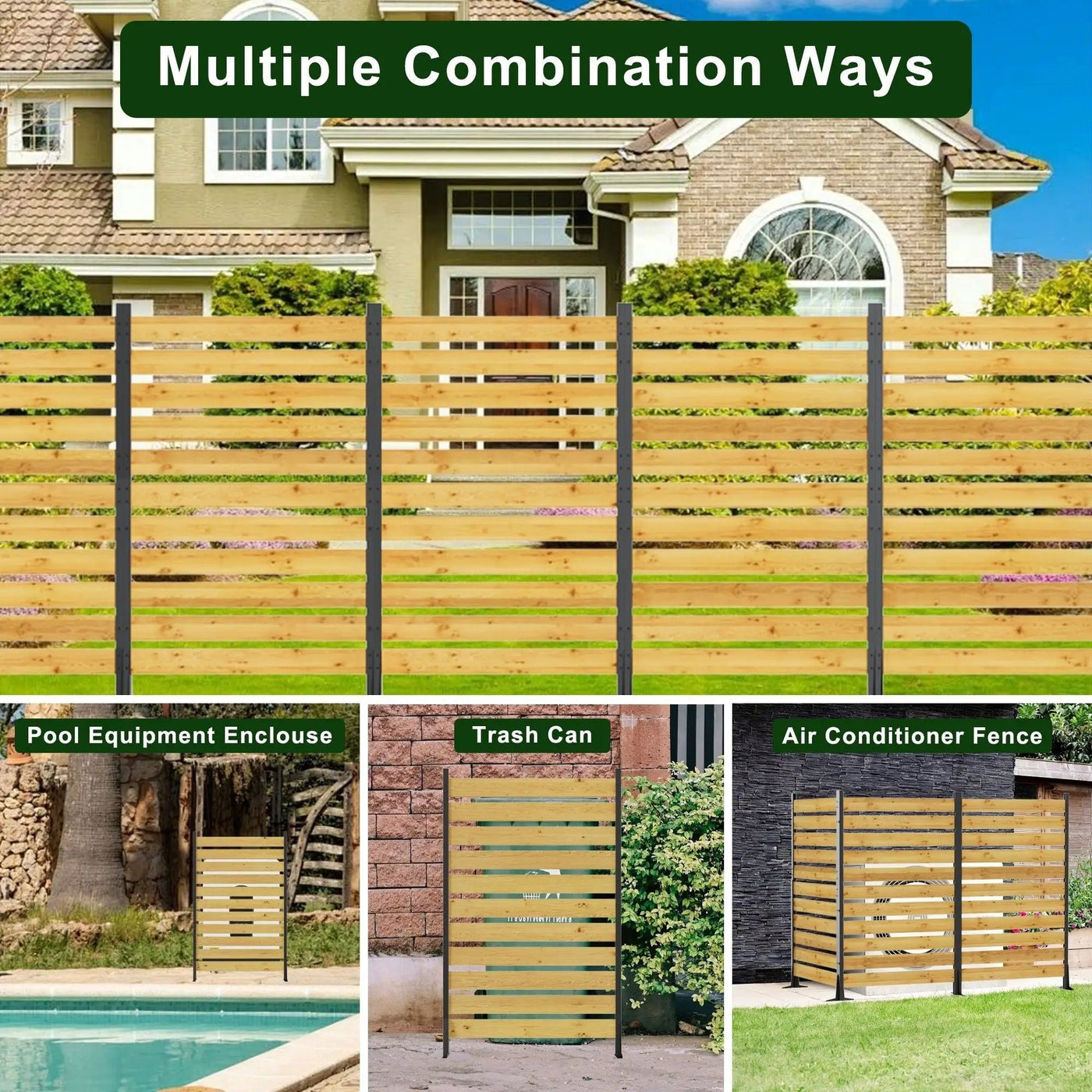 Outdoor Privacy Screen For Pool And Equipment Enclosures by HouseOfZazla
