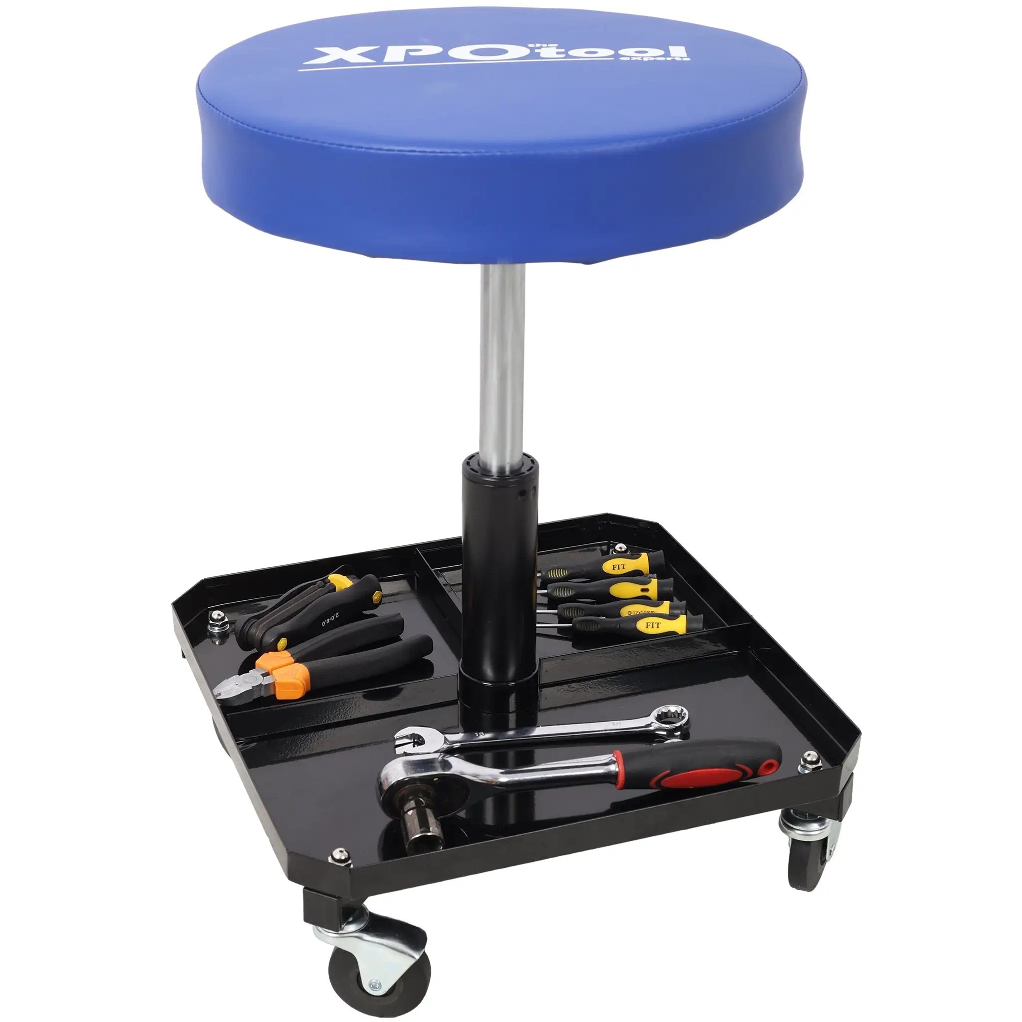 250 LBS Rolling Pneumatic Creeper Garage Stool by HouseOfZazla