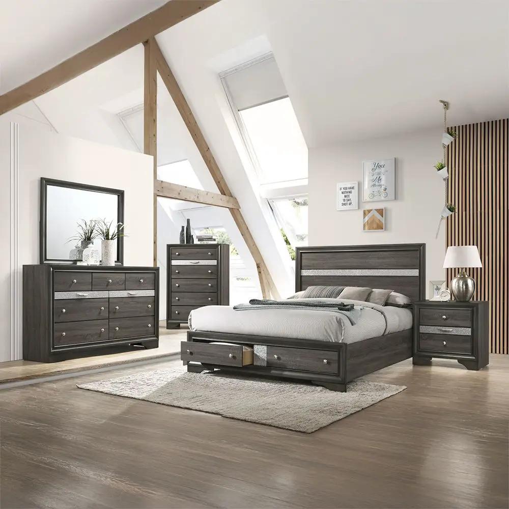 Naima - Bed w/Storage by Unique Piece Furniture