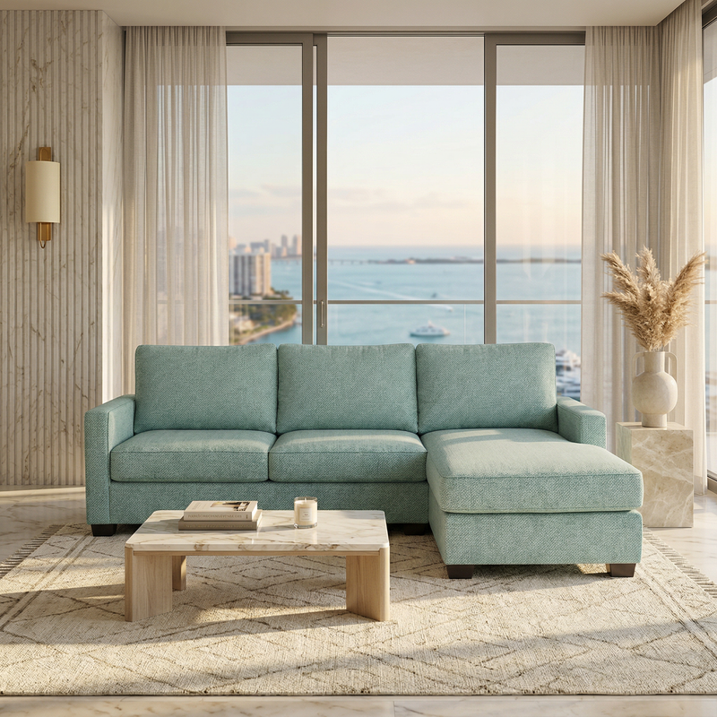 Modena Sectional Sofa – Customizable L-Shaped Comfort by HouseOfZazla