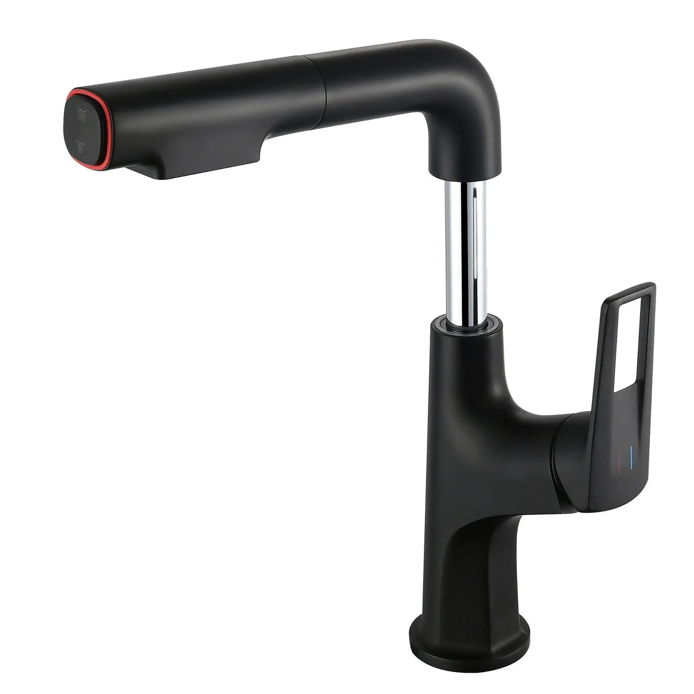 Pull Down Vessel Faucet With Lift Spout & Dual Spray Modes by HouseOfZazla