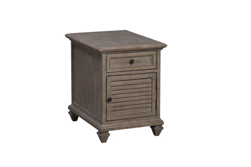 Lancaster - Chairside End Table - Dove Tail Gray by Unique Piece Furniture