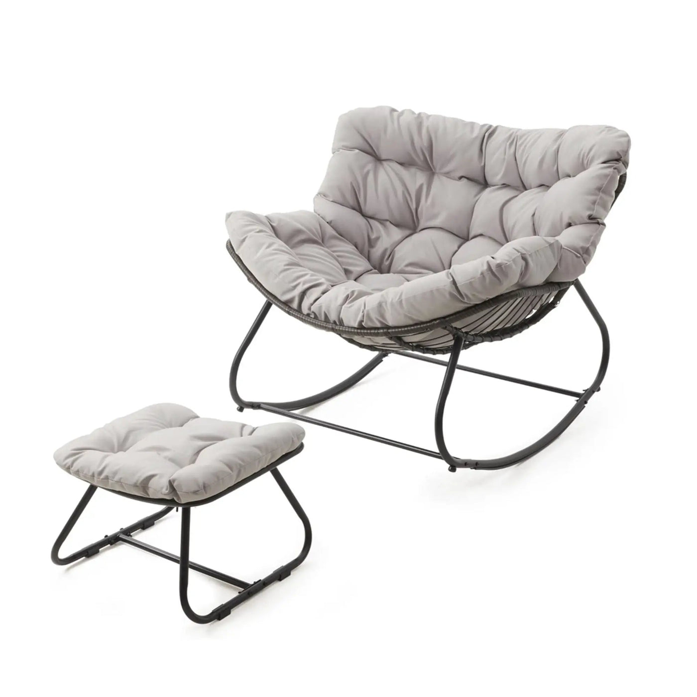 Egg Rocking Chair With Ottoman by HouseOfZazla