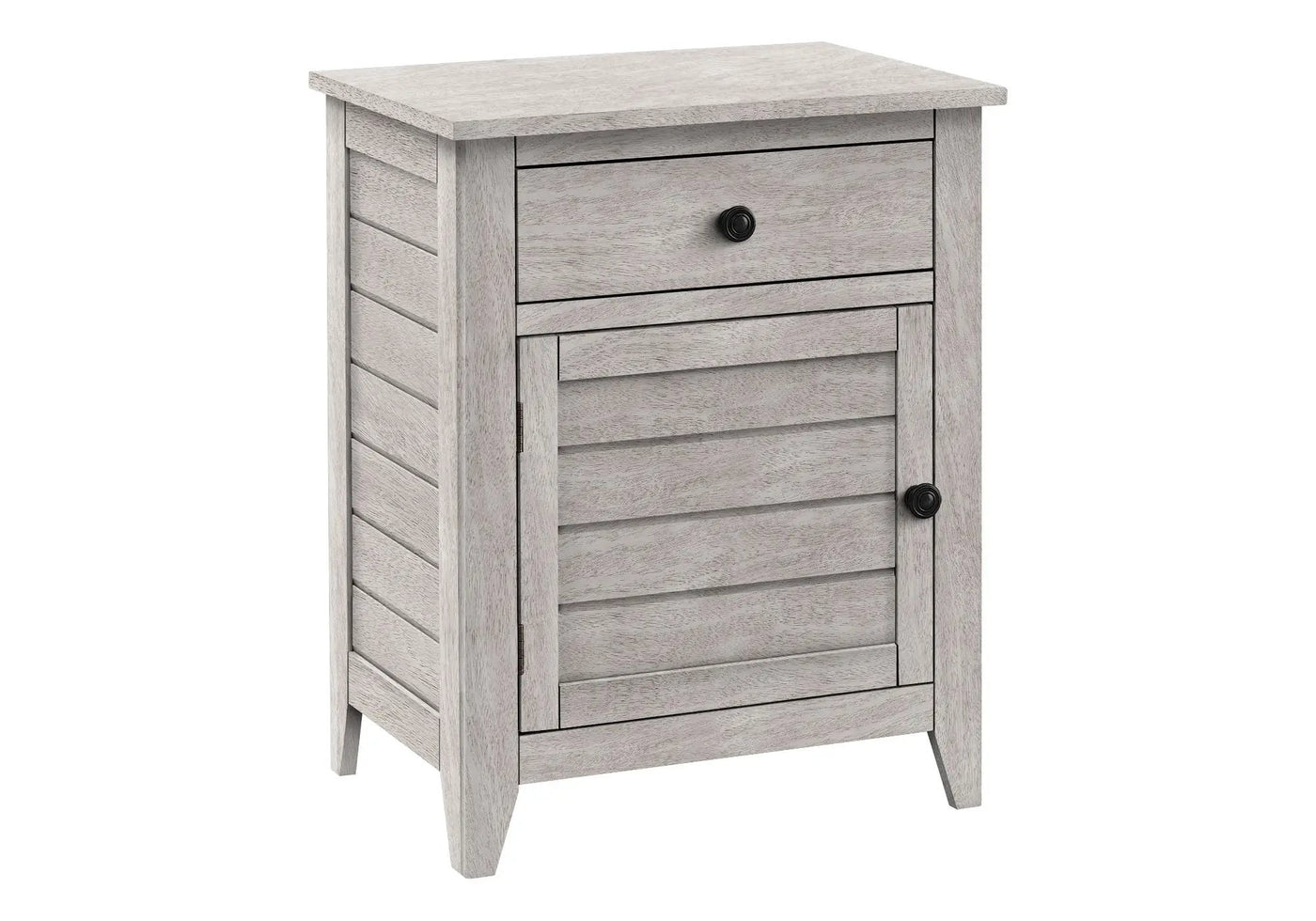 Accent Nightstand, Storage Drawer, Transitional by HouseOfZazla