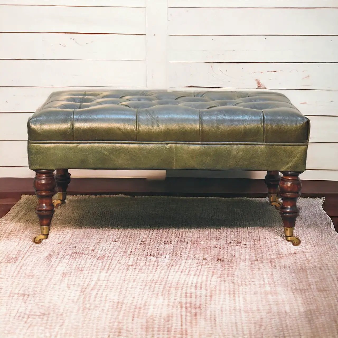 Buffalo - Ottoman With Castor Legs by Unique Piece Furniture