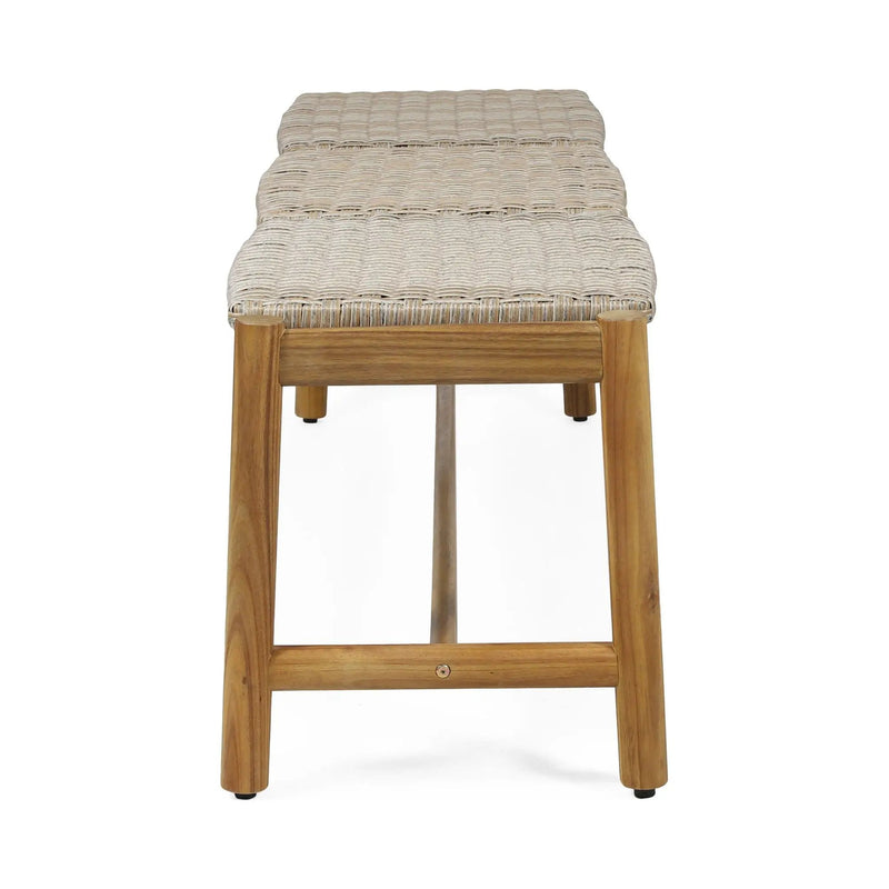 Cambria - 3 Seater Bench - Teak by HouseOfZazla