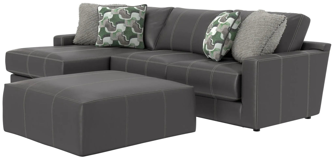 Minori - Italian Leather Sofa / Chaise And Cocktail Ottoman by Unique Piece Furniture