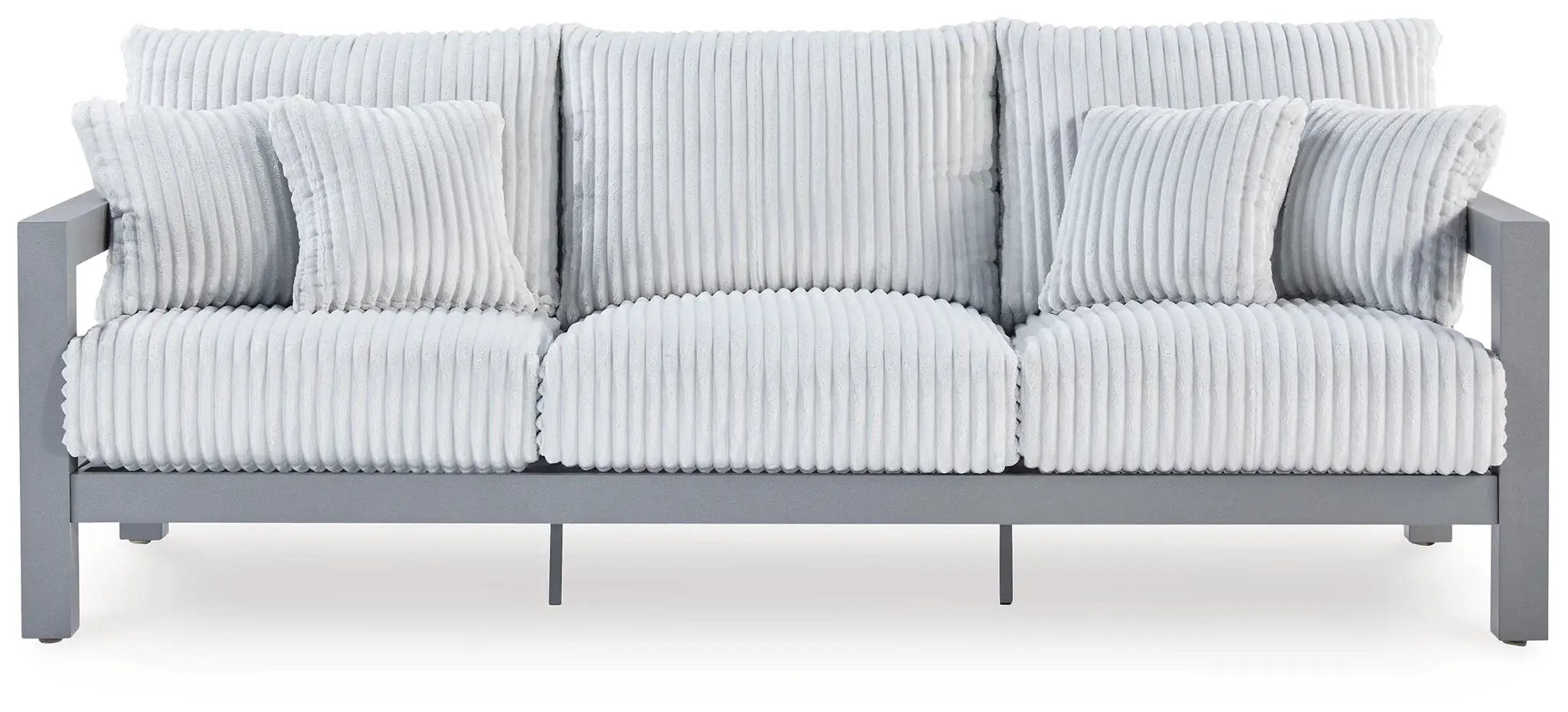 Hurley Park - Sofa With Cushion - Gray by Unique Piece Furniture