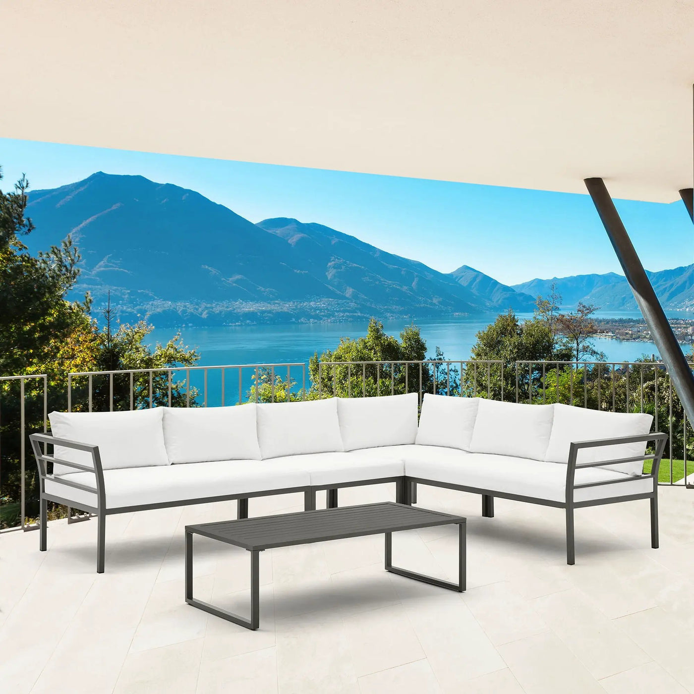 Sunnyside - 5 Piece Outdoor Conversation Set by HouseOfZazla