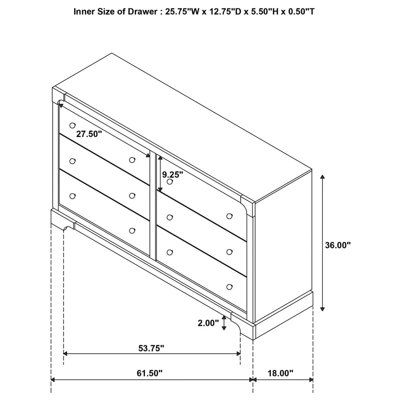 Harbington - Bedroom Set With Upholstered Headboard