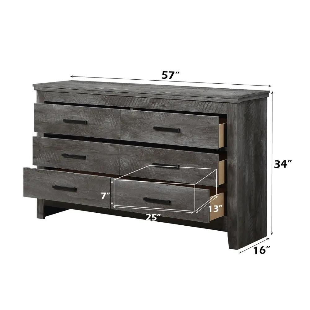 Vidalia - Dresser - Rustic Gray Oak by Unique Piece Furniture