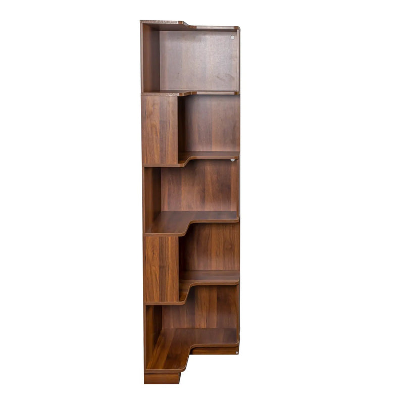 Corner Book Shelf - 5 Tier Corner Bookshelf by HouseOfZazla