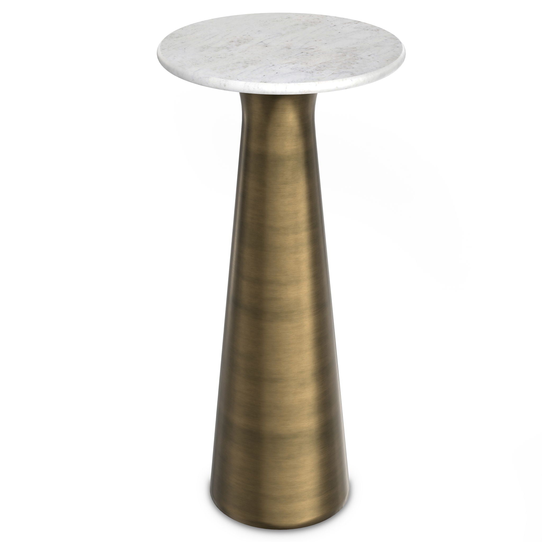 Nicollette - Side Table - Antique Brass by HouseOfZazla