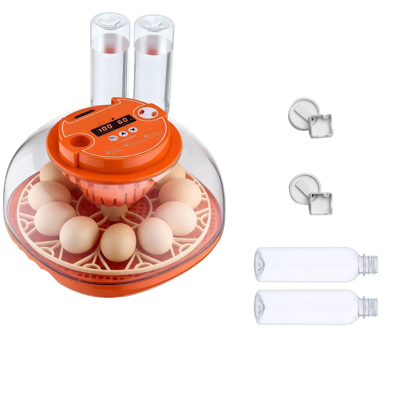 12 Egg Incubator with Automatic Egg Turner and LED Candler by HouseOfZazla