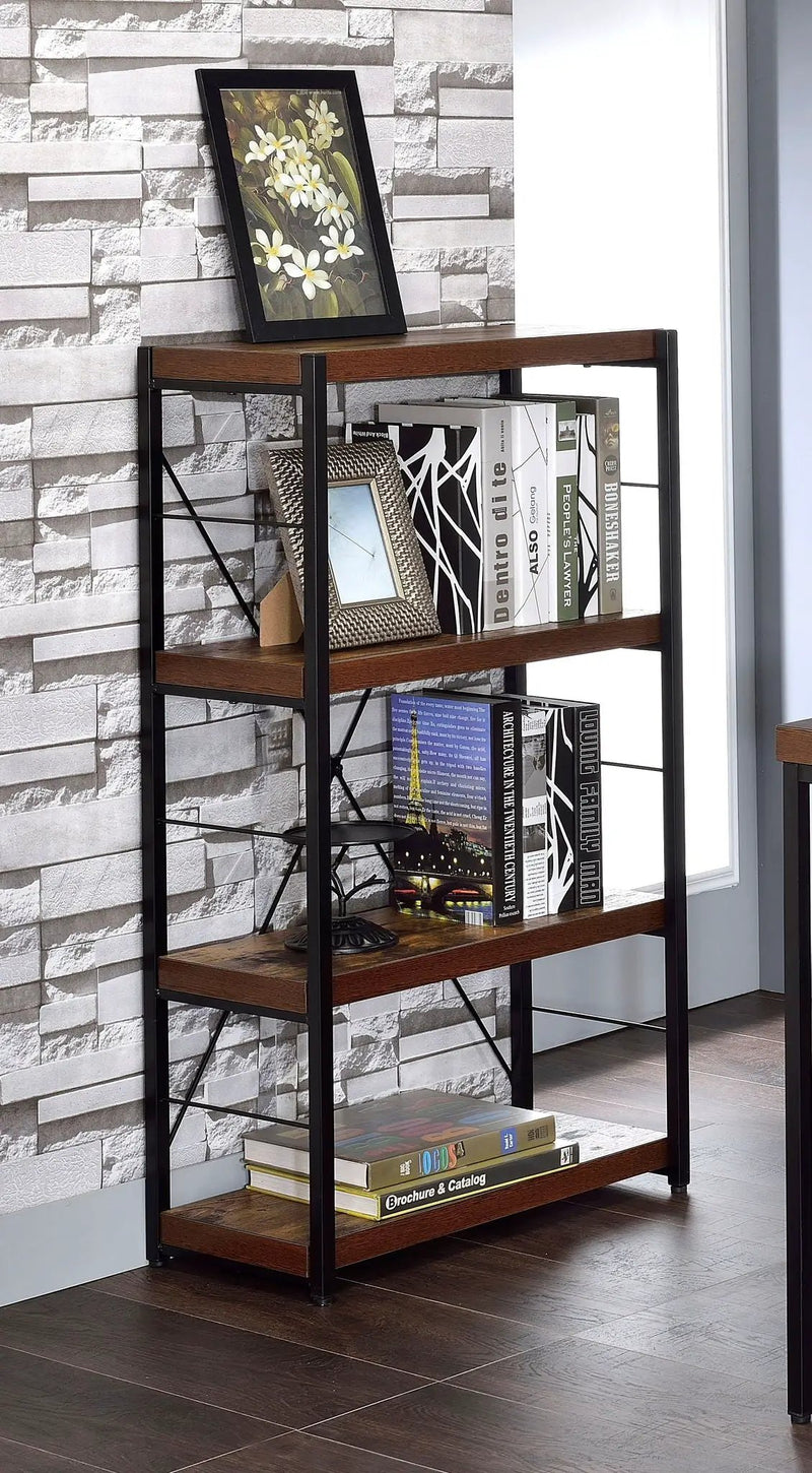 Bob Bookshelf - Weathered Oak / Black by HouseOfZazla