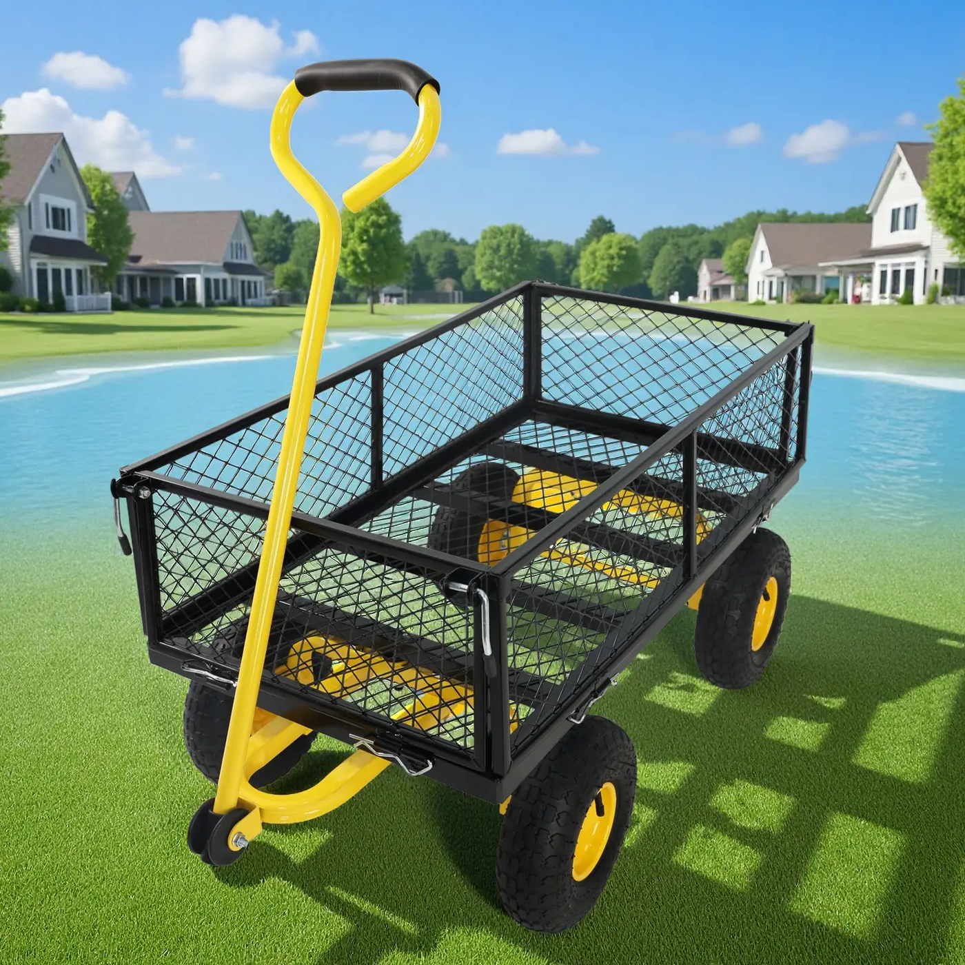 Wagon Cart Garden Cart Trucks Make It Easier to Transport Firewood by HouseOfZazla