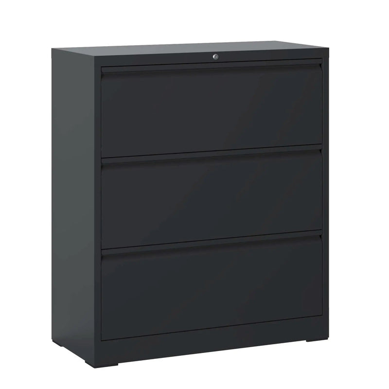 Premium Drawer Metal Lateral File Cabinet With Lock by Unique Piece Furniture