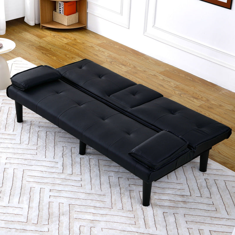Sofa Bed With Foldable Design And Cup Holder by HouseOfZazla