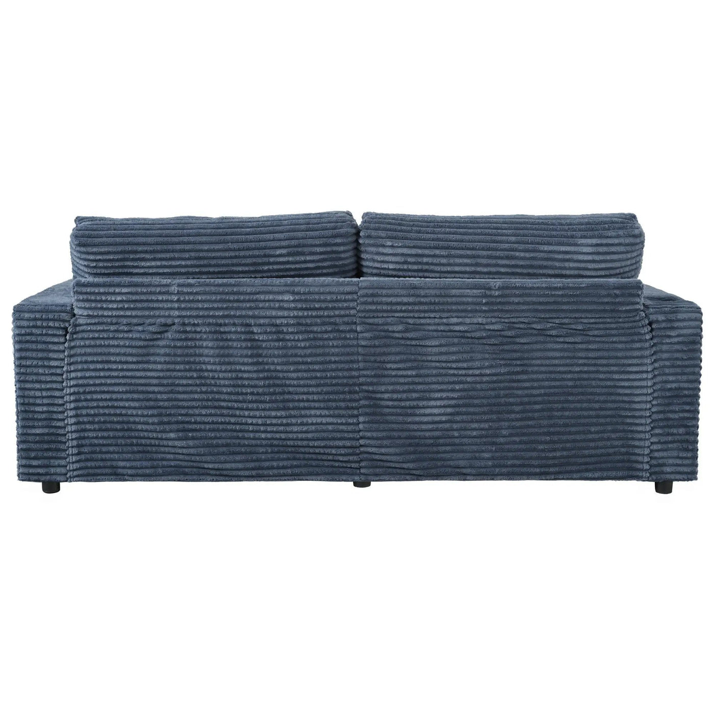 Oversized Loveseat Chaise With 2 USB Ports, 2 Cup Holders And 2 Throw Pillows by HouseOfZazla