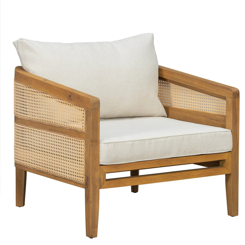 TOPMAX 5-Piece Acacia Wood Patio Furniture Set by HouseOfZazla