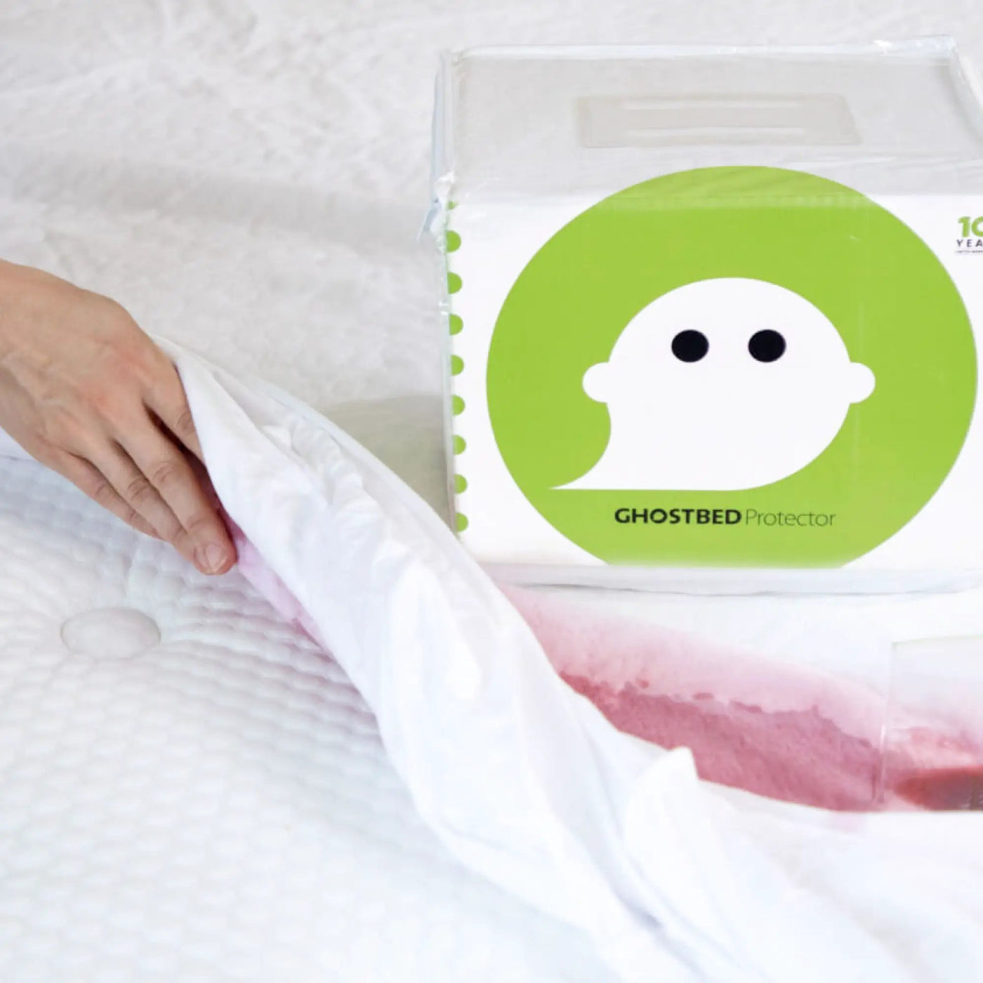 Ghostprotector - Waterproof Mattress Protector With Soft Knit Top And Stay Put Elastic Edges by HouseOfZazla
