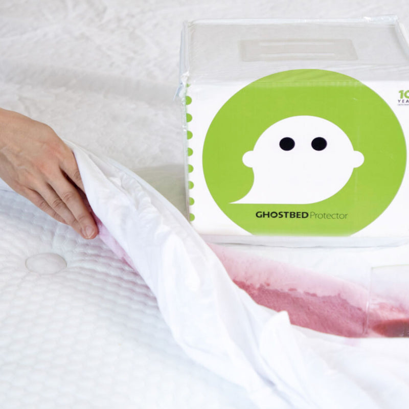 Ghostprotector - Waterproof Mattress Protector With Soft Knit Top And Stay Put Elastic Edges by HouseOfZazla