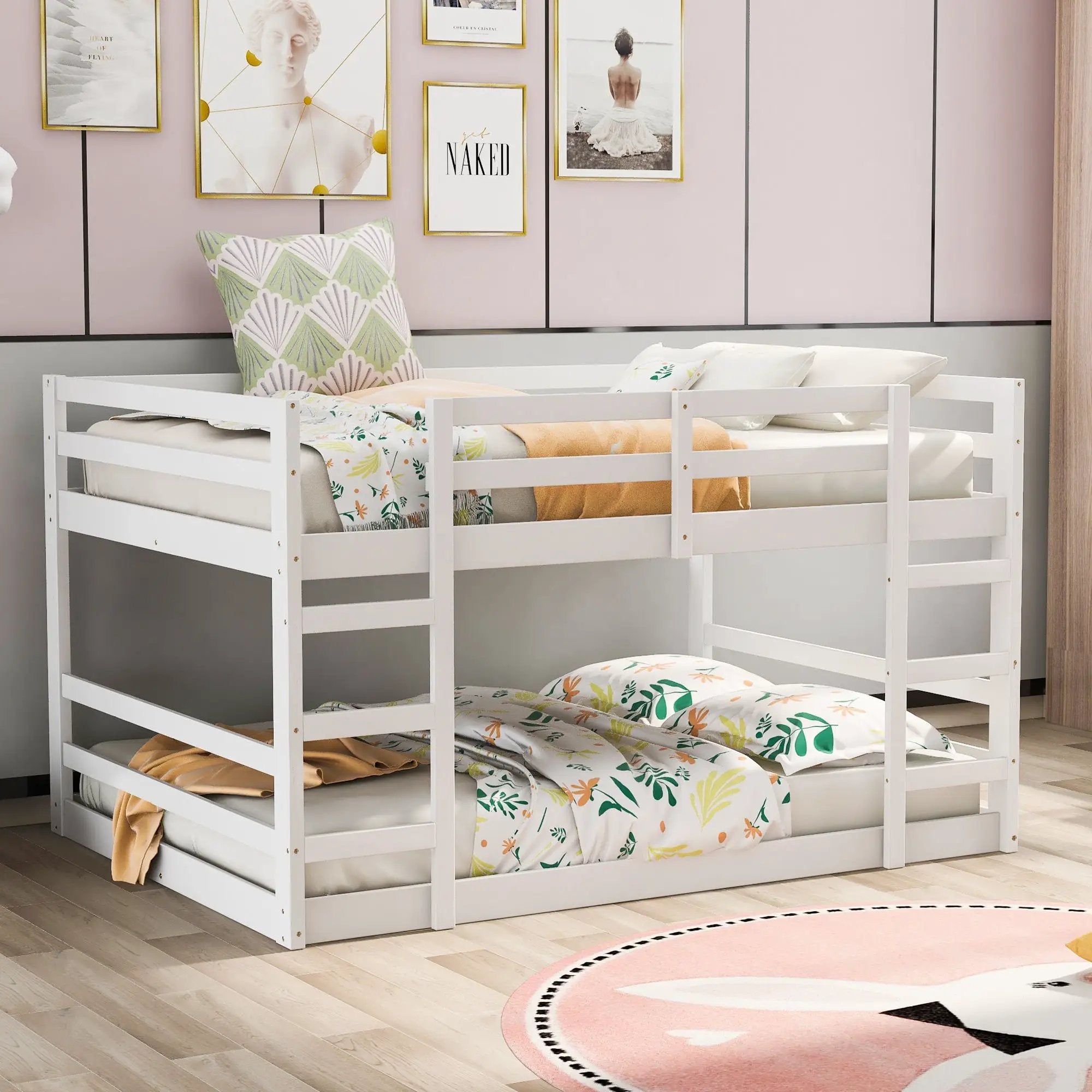 Solid Construction, Bunk Bed With Ladder by Unique Piece Furniture