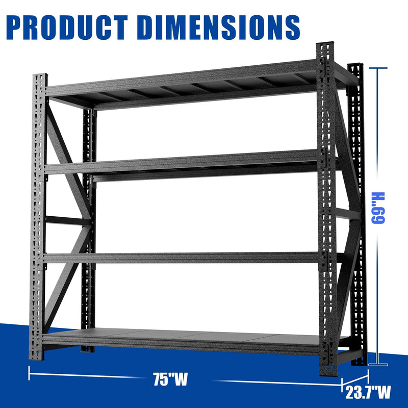 Heavy Duty Garage Shelving 6000LBS by HouseOfZazla