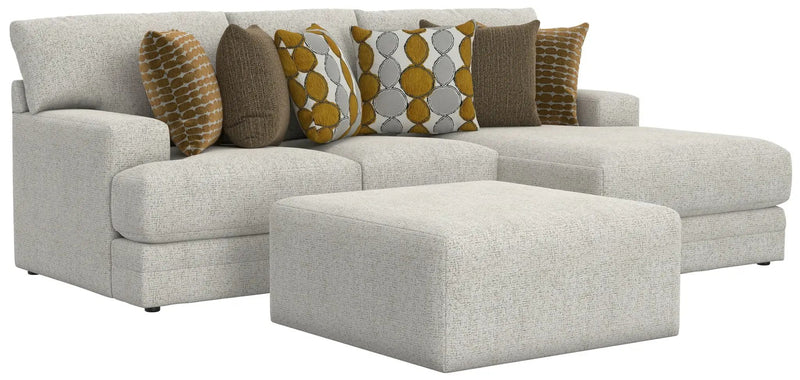 Tori - Sectional With Comfort Coil Seating, Cocktail Ottoman And Accent Pillows Included by Unique Piece Furniture