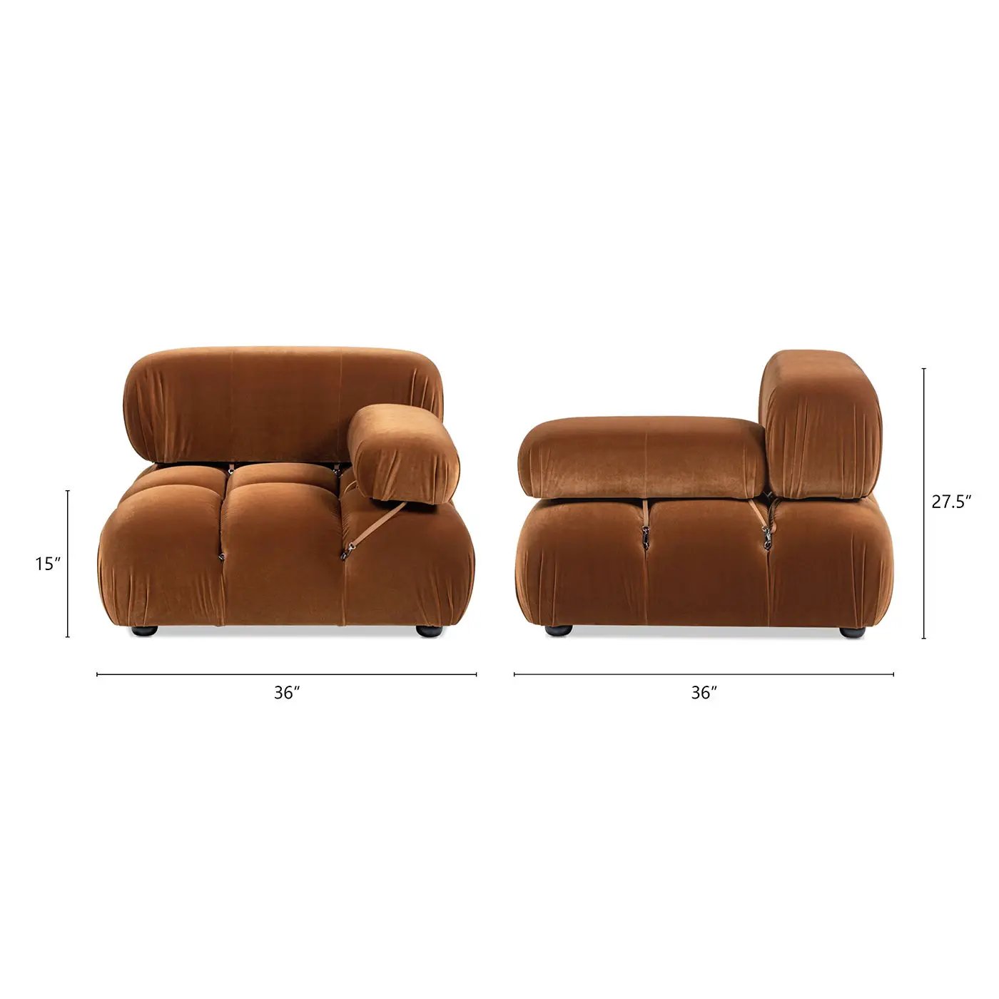 Marcel - Bubble Modular Modern Lounge Arm Chair by HouseOfZazla