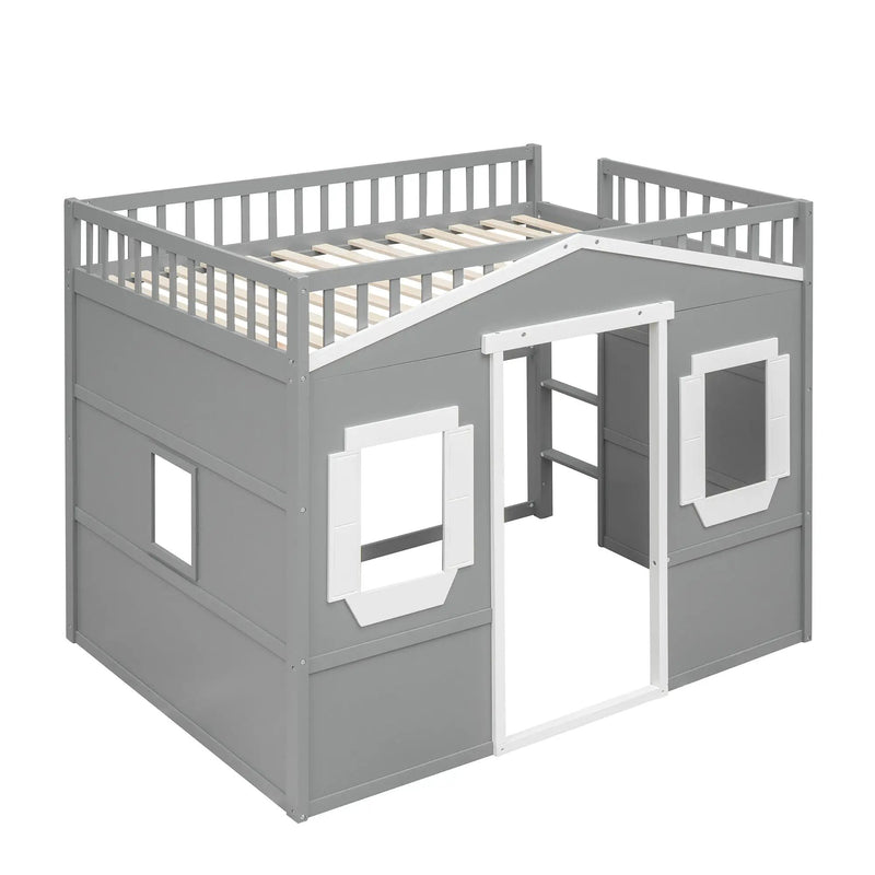 Elegant House Loft Bed With Ladder