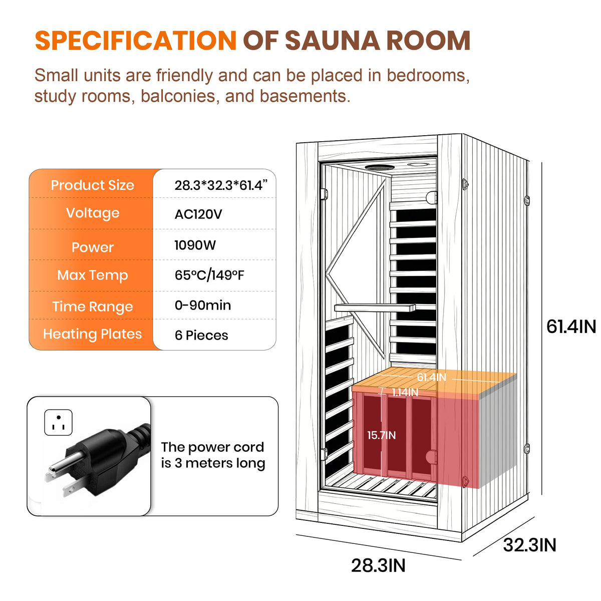 1090W Sauna, photo 10 of 10
