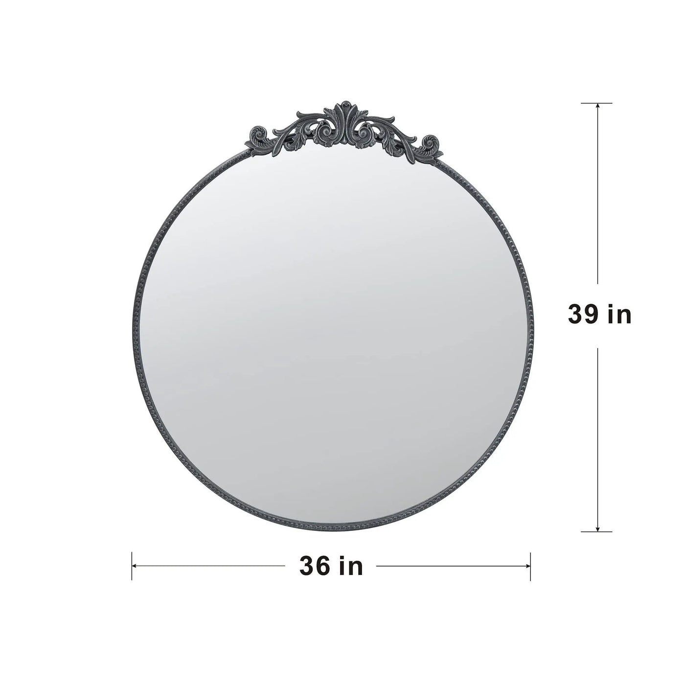 Classic Design Mirror With Baroque Inspired Frame by HouseOfZazla