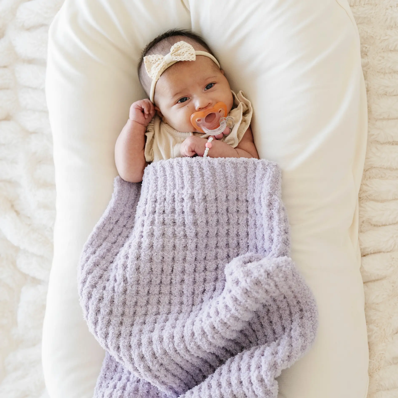 Waffle Knit Mini Blankets by HouseOfZazla