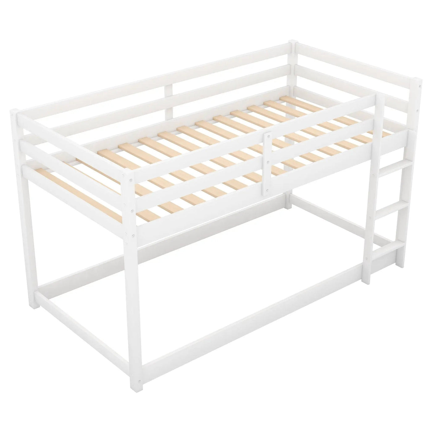Floor Bunk Bed With Ladder by HouseOfZazla