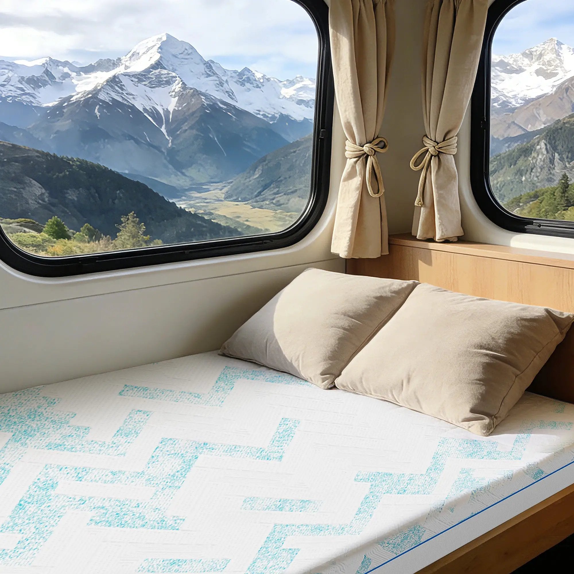 8-Inch RV Latex Memory Foam Mattress by HouseOfZazla
