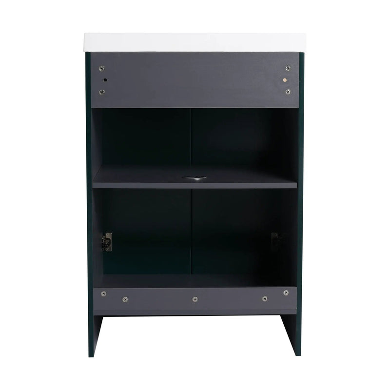 Modern Freestanding Bathroom Vanity With Soft Close Cabinet Doors