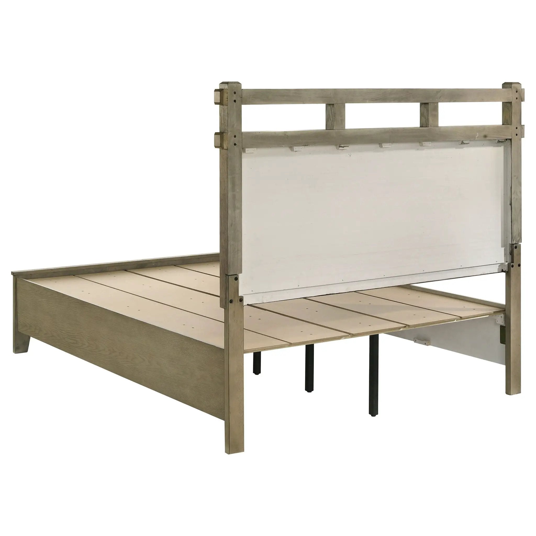 Hazlewood 59-inch Queen Panel Storage Bed Vineyard Oak by Unique Piece Furniture