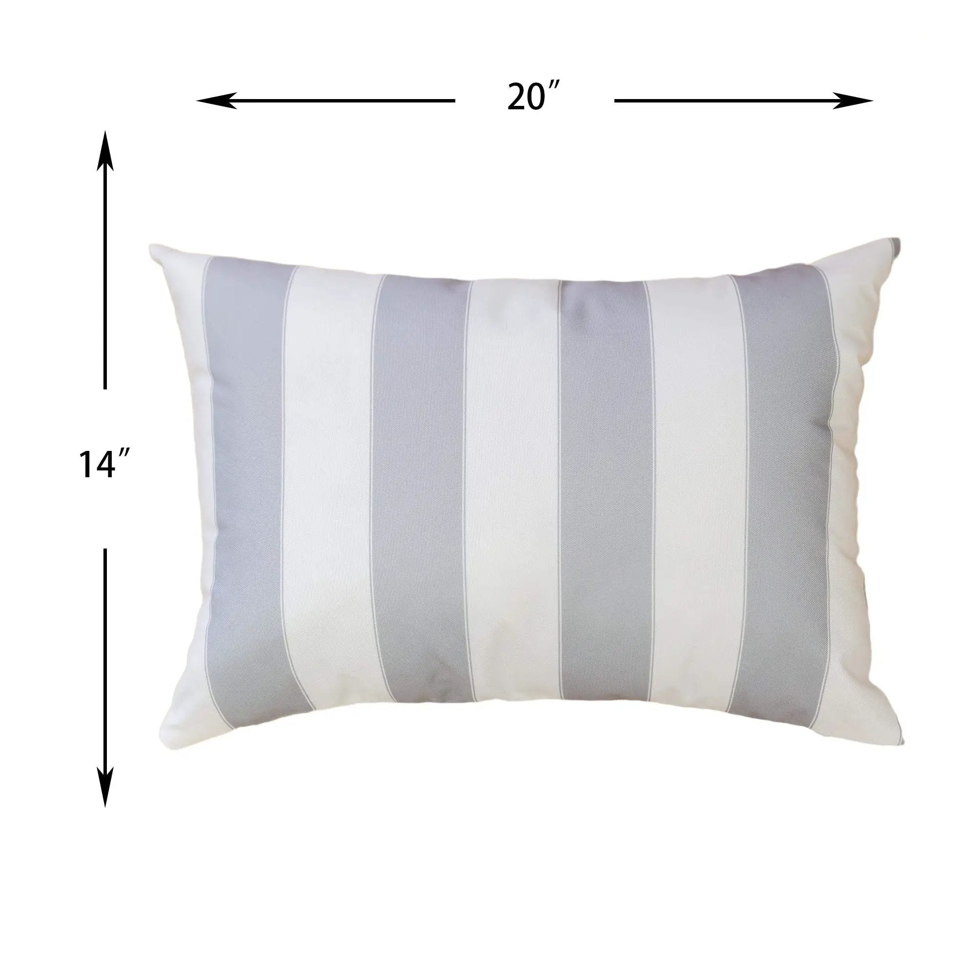 Horizon Stripe Pillow Outdoor & Indoor by HouseOfZazla