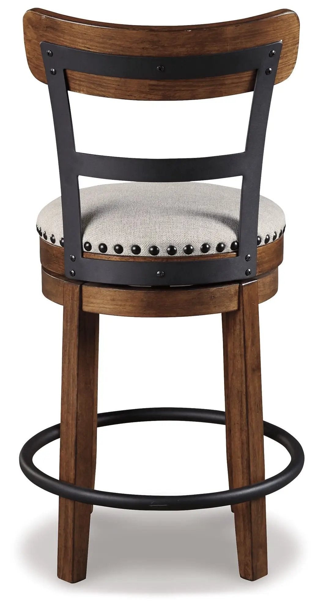 Valebeck - Full Back Swivel Stool by Unique Piece Furniture