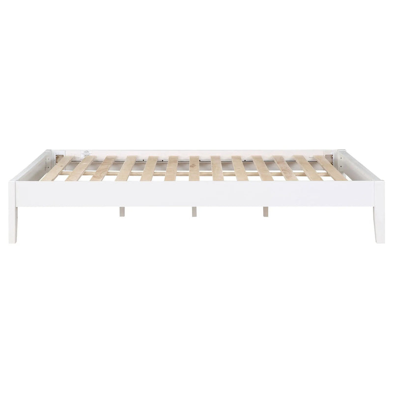 Hounslow Queen Universal Platform Bed White by Unique Piece Furniture