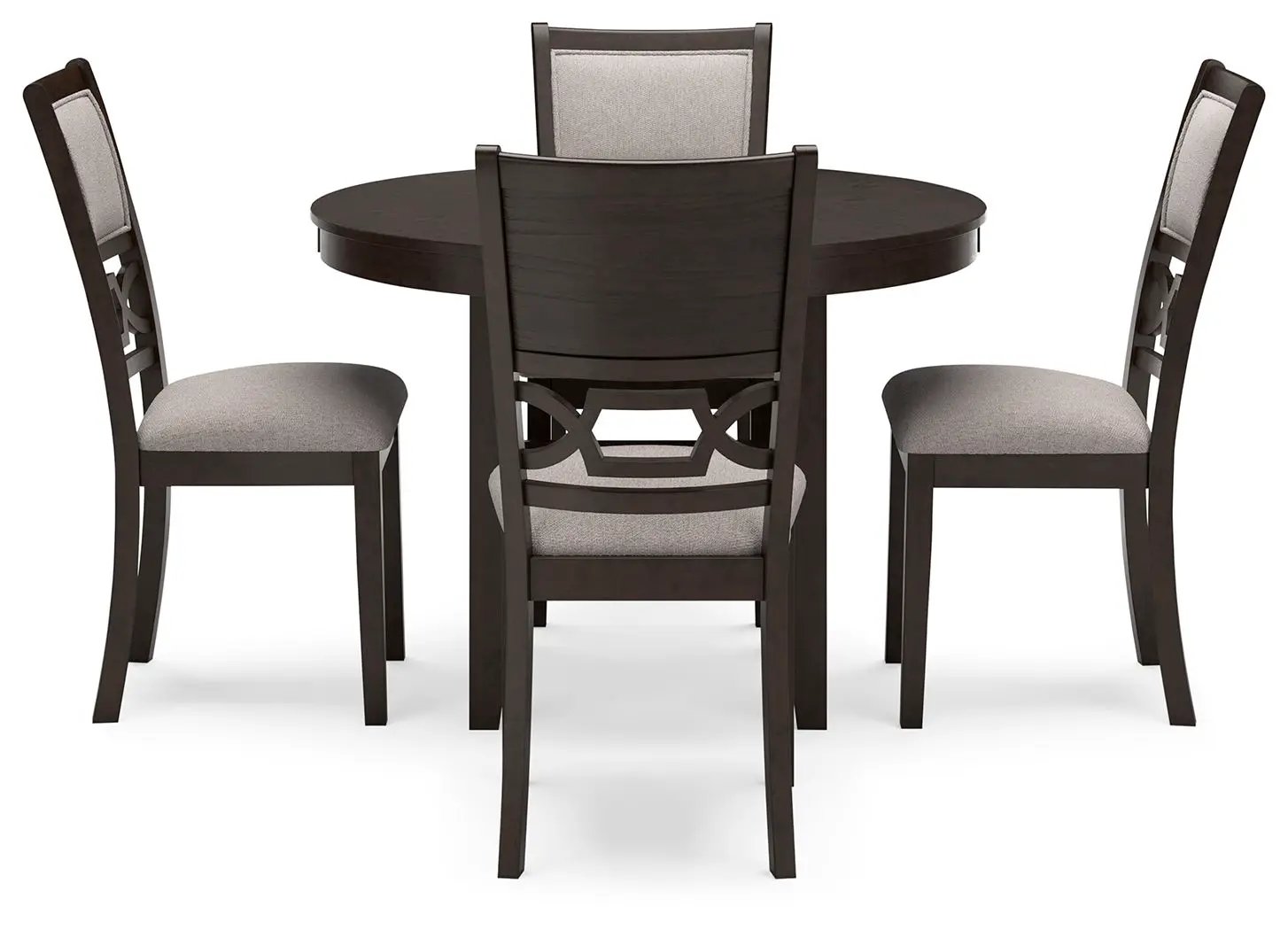 Langwest - Dining Room Table Set (Set of 5) - Brown by Unique Piece Furniture